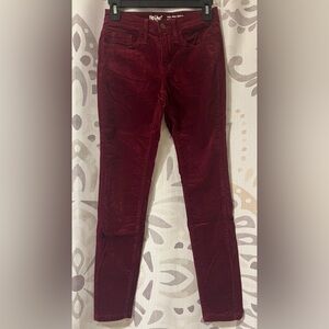 Mossimo Supply Co. Women's Deep Red Skinny Jeans